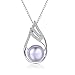 Stunning Flawless Pearl Stud Earrings & Silver Chain Pendant Set| Impeccable Quality Natural, Flawless Freshwater Pearl & 925 Sterling Silver| The Most Unique Fashion Jewelry Set (3 | Purple Pearls)
