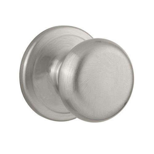 Kwikset juno half-dummy knob in satin nickel