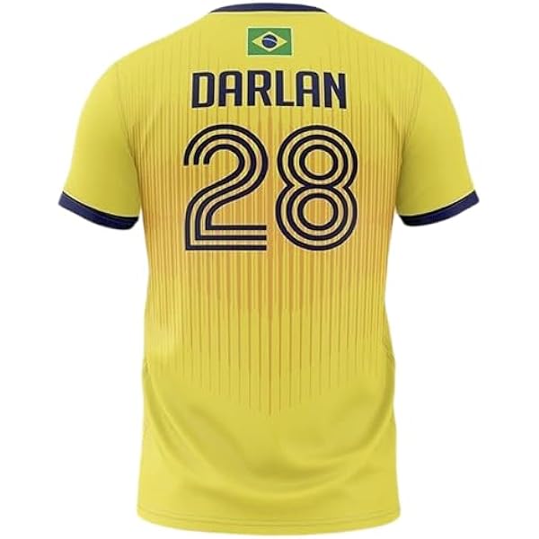 Amazon.com: Brazil National Volleyball Team Jersey, Yellow and