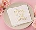 Juvale Cheers to 30 Years Cocktail Napkins - 5 x 5 In 3-Ply White & Gold Foil - 50 Pack for 30th Anniversary Decorations & Happy 30th Birthday Celebrations