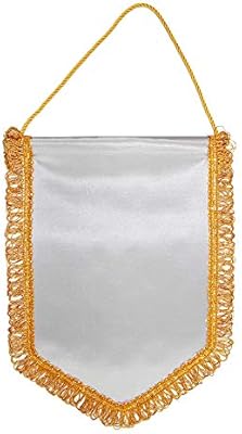 Premium Satin Diy Blank Banner Pennant Soccer Baseball Football