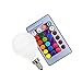 E12 4W RGB Magic LED Light Candelabra Bulb,4 Pack,16 Different Colors Changing Multi-Color LED Lamp with IR Remote Control for Home,Bar,Party,KTV, Mood Lighting,Chener