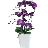 YSZL 15" Tall Artificial Silk Phalaenopsis Orchid