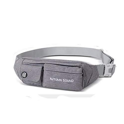 Slim Fanny Pack Waist Bag Travel Pocket Sling Chest Shoulder Bag Phone Holder Running Belt With Separate Pockets, Adjustable Band For Workout Vacation Hiking For iPhone 6 6S Plus, Galaxy S4 S5 S6 S7