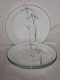 6 Piece Set - Corning Corelle Shadow Iris 7 Inch Salad / Dessert Plates USA
