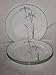 6 Piece Set - Corning Corelle Shadow Iris 7 Inch Salad / Dessert Plates USA