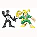 Marvel Superhero Squad Series 14 Mini 3 Inch Figure 2-Pack Black Costume Spider-Man and Iron Fist