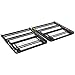 Amazon Basics Bed Frame with Storage, Foldable Metal Platform, Sturdy Steel, No Box Spring Needed, 18 Inches High, Tool-Free Setup, King Size, Black