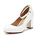DREAM PAIRS Women's Demilee High Heel Chunky Pumps Shoes