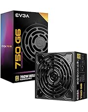 EVGA Supernova 750 G6, 80 Plus Gold 750W, Fully Modular, Eco Mode with FDB Fan, 10 Year Warranty, Includes Power ON Self Tester, Compact 140mm Size, Power Supply 220-G6-0750-X1