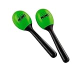 Nino Percussion NINO569GG Plastic Egg Maracas, Grass Green