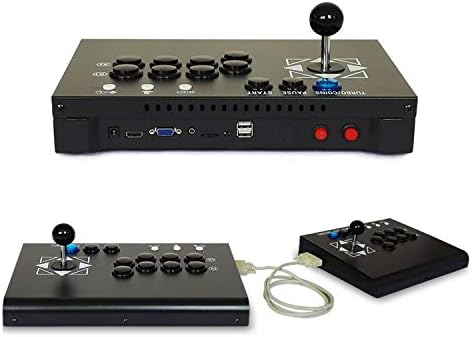 angkel 2018 Newest Alloy Casing Arcade Video Game Ultra-Thin Split Type Console 1388 in 1 Retro Games 6S Arcade Machine 1280x720 Full HD Advanced CPU Support PS3 2 Player Arcade Joystick