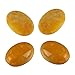 2pcs AAA Natural Amber Oval Cabochon Flatback Gemstone Cabochons 18x13mm or 0.71