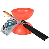 Diabolo Henrys J04050 03 &ndash; Yo-Yo Vision Set, Including Hand &ndash; Red