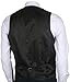 Ruth&Boaz Men's 2Pockets 4Buttons Business Tailored Collar Suit Vest (XXL, Black)