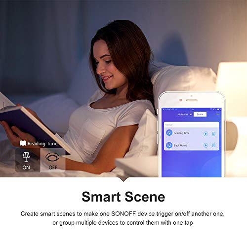 SONOFF Basic R2 10A Smart WiFi Wireless Light Switch, Universal DIY Module for Smart Home Automation Solution, Compatible with Alexa & Google Home Assistant, Compatible with IFTTT (3 Pack)