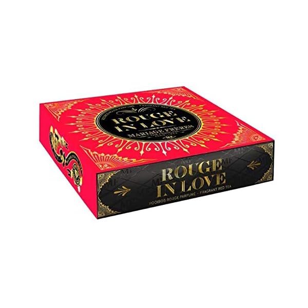 Mariage Frères Paris - ROUGE IN LOVE (Aromatisierter rote Rooibos Tee) - Bio-Garten *- 30 Baumwollmusselin Tee