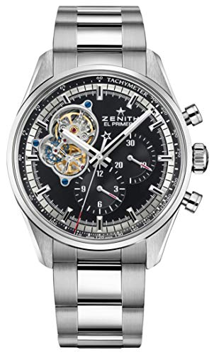 Zenith Chronomaster El Primero abierto esfera de acero negro 03.2040.4061/21.M2040