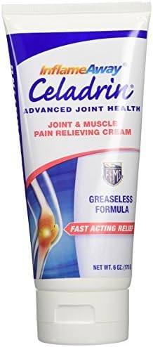 Celadrin Advanced Joint Health Cream 1 Tube 6 Ounces 6 oz (170 g) InflameAway Joint &amp; Muscle Pain Relieving by Celadrin