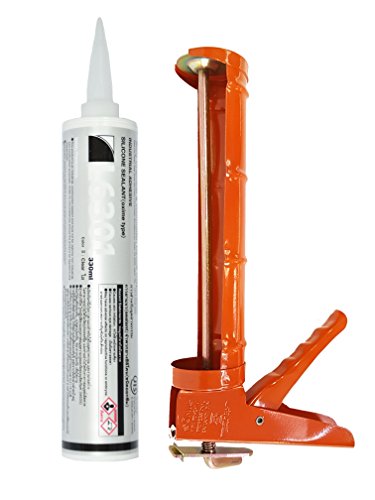 SONY L6301 High Performance Silicone Sealant ( CLEAR ) with SOMIC Silicone Gun