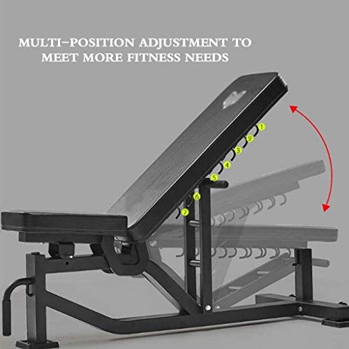GONGFF-Dumbbell-Bench-Sit-up-Board-Commercial-Weightlifting-Bed-Abdominal-Muscle-Board-Home-Sports-and-Fitness-Equipment-Multi-Function-7-Position-Adjustment