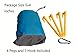 AMFunGO Outdoor Camping Oversize Cpmpact Beach Blanket for Famliy Size 4’x7′ Sand Proof Water Proof Portablethumb 2
