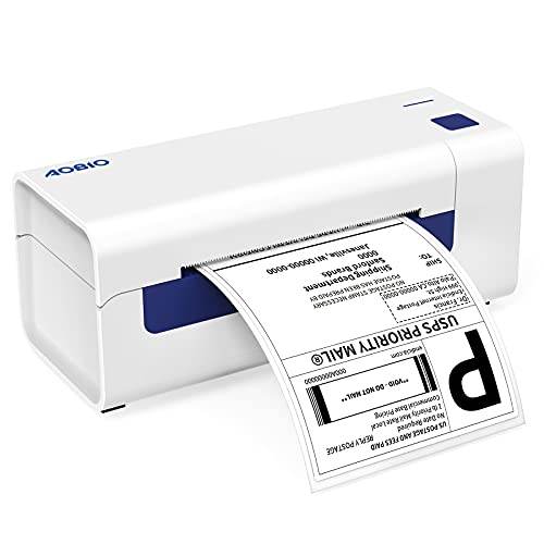 AOBIO 4x6 Bluetooth Thermal Label Printer Shipping Label Printer for