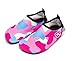 Giotto Kids Swim Water Shoes Quick Dry Non-Slip for Boys & Girls, Pink, 24-25