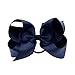 20 Pcs 6 or 8 Inch Large Solid Bow Hairpin Girls Bows With Rope or Clip Hair Bows (658)