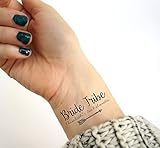 Bride Tribe Bachelorette Party Temporary Tattoo