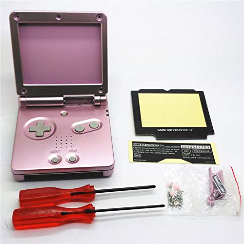 FidgetKute New Pink Shell Housing for Nintendo Gameboy Advance SP GBA SP Console