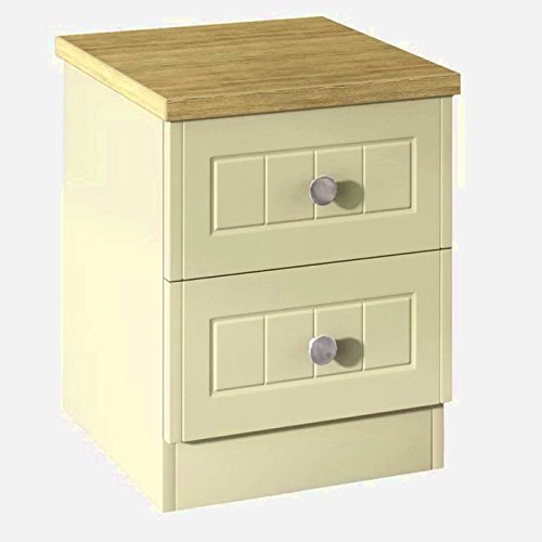 Slim Bedside Table Night Stand Cabinet Wooden 2 Drawer Modern