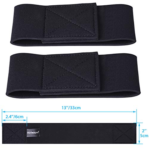 Wisdompro 1 Pair Neoprene Ankle Blousing Garters Trousers Boots Blousers Strap with Hook and Loop for Waders Fly Fishing Hunting Hiking Cycling Gardening Military Uniforms