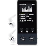 Bluetooth MP3 Player,Newiy Start Portable Lossless Sound Music Player with FM Radio /Voice recorder(Expandable UP to 64GB)