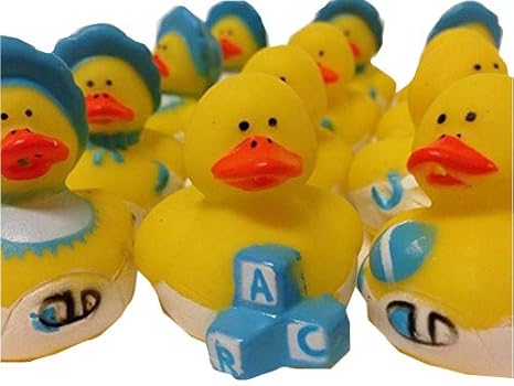 decorated rubber ducks