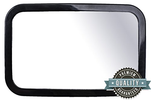 UPC 820103238069, Greyjoy Baby Rear Seat Car Mirror, Black, 11.5 x 0.8 x 7.5 Inch