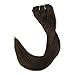 Full Shine Clip on Hair Extensions for Women 12 Inch Short Dark Brown Clip in Hair Extensions for Short Hair 7 Pieces 95 G