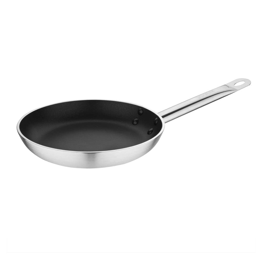 Vogue Aluminium Non-Stick Teflon Frying Pan 24cm - All Hobs Including Induction, Suitable for Everyday Use CB900