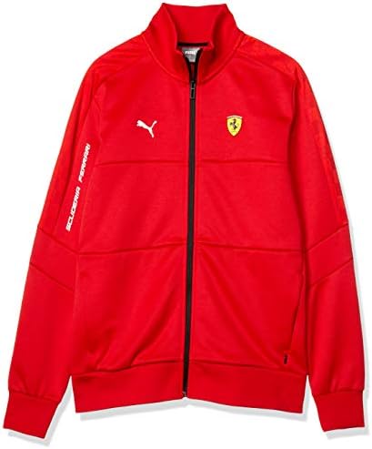 puma t7 track jacket red