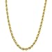 Kooljewelry 14k Yellow Gold Filled 3.2mm Rope Chain Necklace (16, 18, 20, 22, 24, 26, 30 or 36 inch)