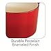 Tramontina Bestow Enameled Cast Iron Sauce Pan with Lid, 2.5-quart, Red