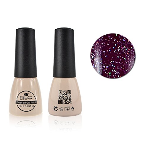 Elite99 Nail Polish Soak-Off UV LED Gel Polish Nail Art Manicure Lacquer 7ml Pearl Darkmagenta Elite99 Nail Polish Soak-Off UV LED Gel Polish Nail Art Manicure Lacquer 7ml Pearl Darkmagenta