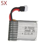1 X 5 x UDI U816 U816A Hubsan X4 RC Quadcopter 3.7V 240mAh Li-Po Battery by Meco
