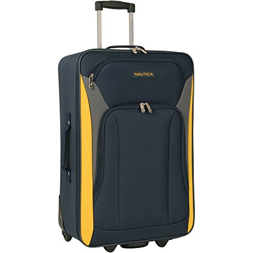 Nautica 5 Piece Travel Luggage Set Soft Side Spinner CarryOn