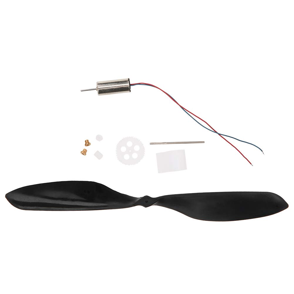 3.7V Coreless Brushed Motor Set with 716 720 8520 Motor and Propeller for RC Toy Remote Control Aircraft Coreless Motor(716 Motor)