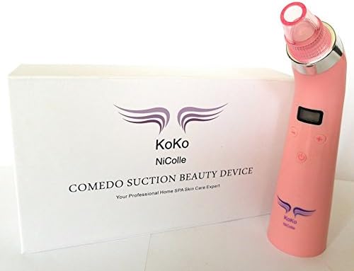 Comedo Suction Microdermabrasion Diamond Machine Blackhead Removal Rechargeable Skin Peeling Machine By KoKo NicoLLe, Comedone Extractor Set Pink
