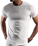 DKNY Men's 3 Pack Crew Neck Tee Shirt,White,Medium