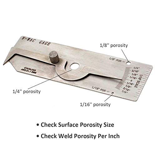 VWAC Undercut Gauge Weld Undercut Gage Porosity Size/amount Inspection