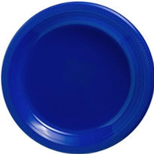 Dessert Plastic Plates 20 ct (multiple colors Available) (Royal Blue)