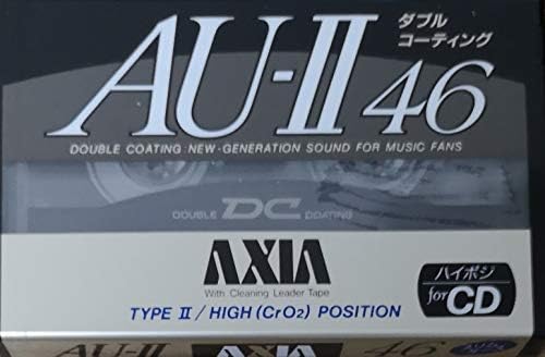 Axia カセットテープ Au Ii 46分 アクシア Au 2 格安店 ハイポジ 46